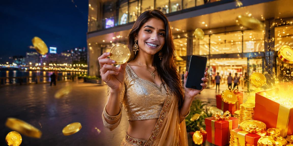Using cricket betting app on smartphone along the Ahmedabad riverfront
