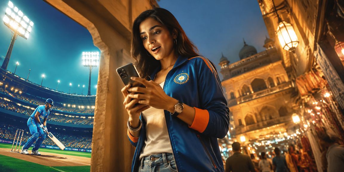 Cricket betting screen showing live odds