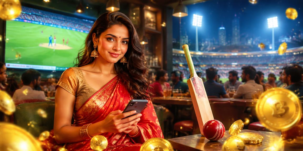Female player bets on Rummy and Cricket markets on mobile